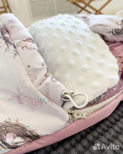 Комплект на выписку для девочки зима