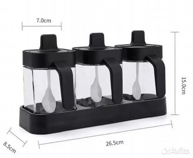 Набор баночек для специй