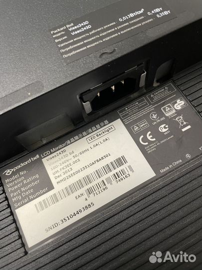 Монитор Packard Bell Viseo 243D