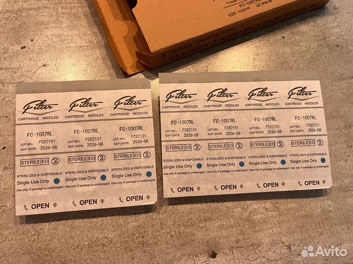 Картриджи тату Filter и EZ