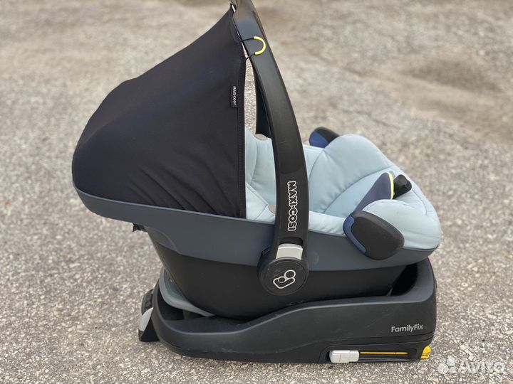 Автокресло с базой maxi cosi pebble