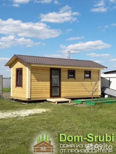 Белоусово-Хорошая надёжная Баня из бруса Б-5 (3х6)