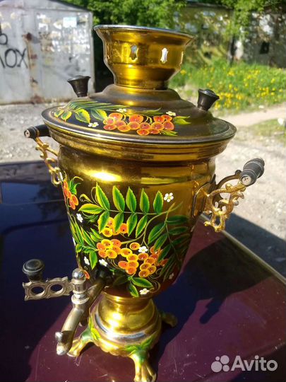 Самовар с росписью