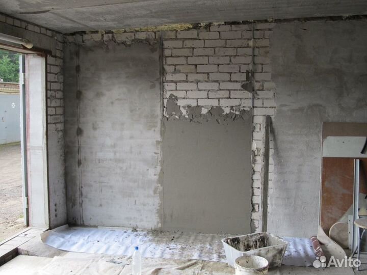 Штукатурка, шпаклёвка, покраска