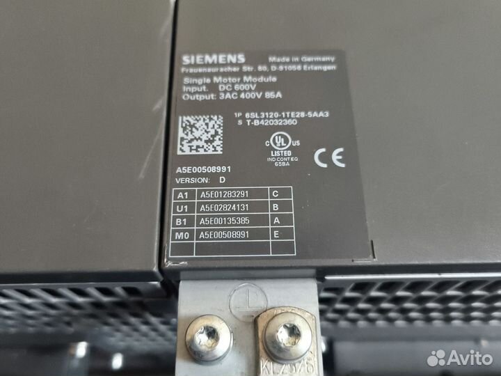 Siemens Sinamics 6SL3120-1TE28-5AA3