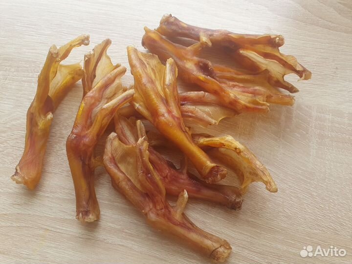 Лакомства для собак. Лапы утиные- куриные