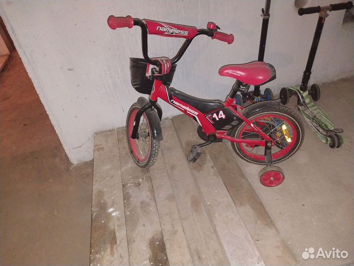 Детский велосипед 14 дюймов бу цена 2500