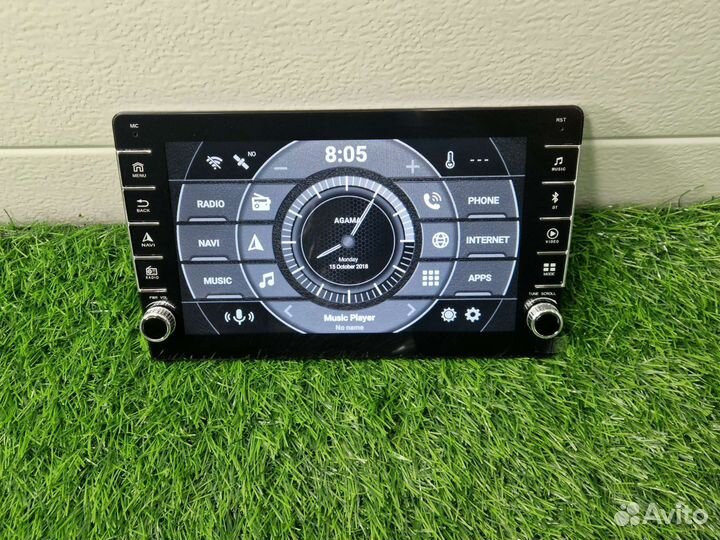 Магнитола Андроид IPS 10дюймов крутилки