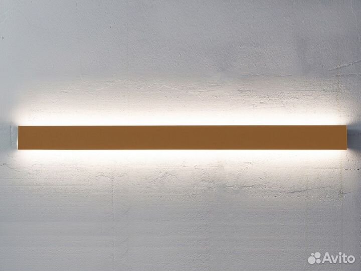 Светильник настенный Doppia, бронза, 800мм