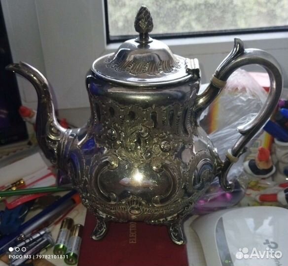 Чайник заварочный антикварный на подарок для интер