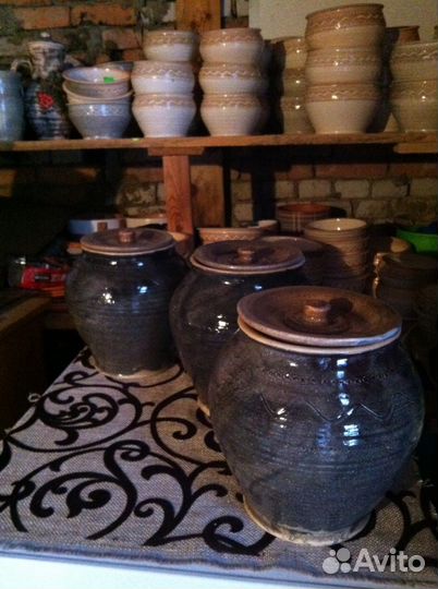 Глиняная посуда ручной работы