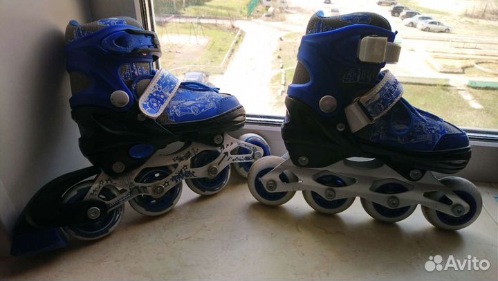 Роликовые коньки детские раздвижные