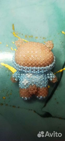 Мишка амигуруми ручной работы