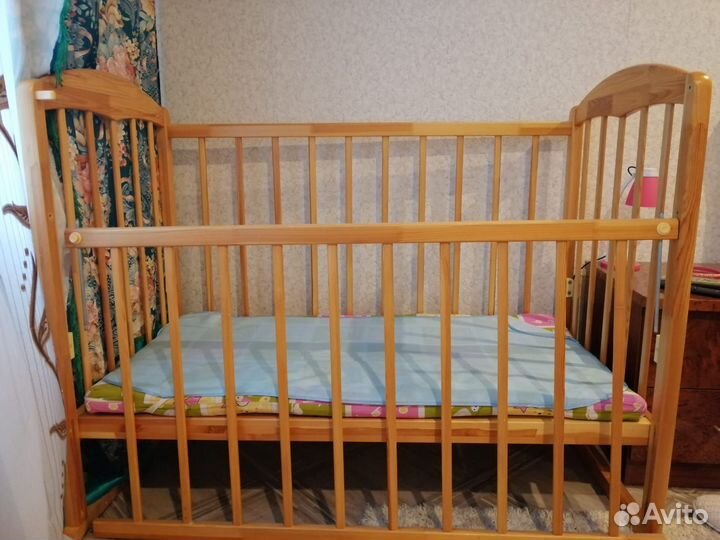 Детская кроватка круглая бу