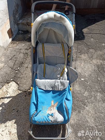 Зимние санки - коляска детские Nika