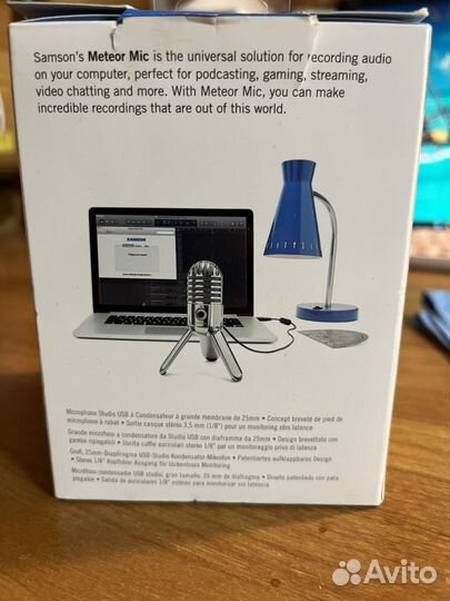 Студийный конденсаторный микрофон Samson Meteor