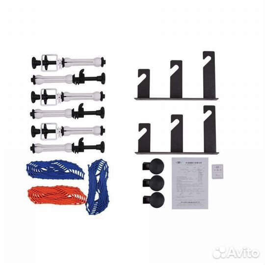 Комплект тройных крюков и подъемников фона