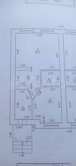 Таунхаус 116 м² на участке 4,2 сот.