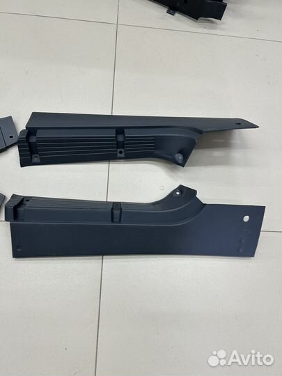 Накладки пластиковые на пороги Газель Фермер