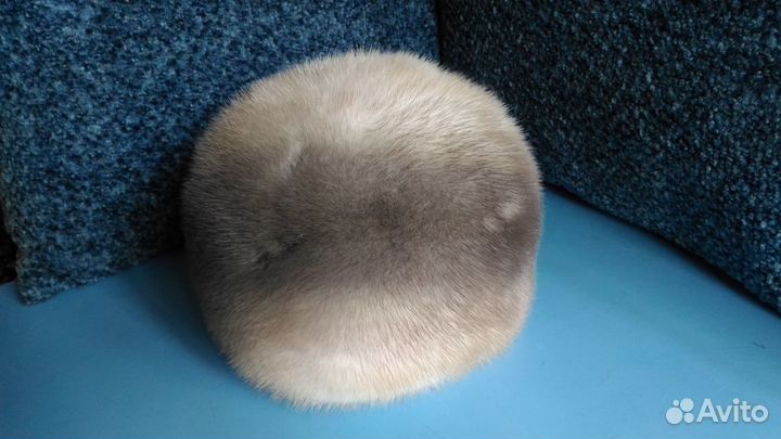 Шапка норковая женская новая с цветком