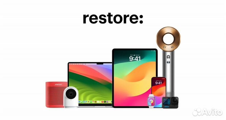 Скидка 20% Бонусы restore рестор iPad /iPhone /Mac
