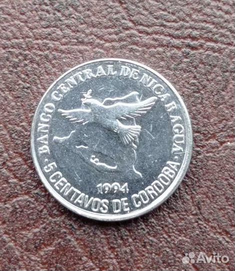 5 сентаво Никарагуа, 1994 год