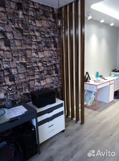 Перегородки реечные для зонирования комнаты