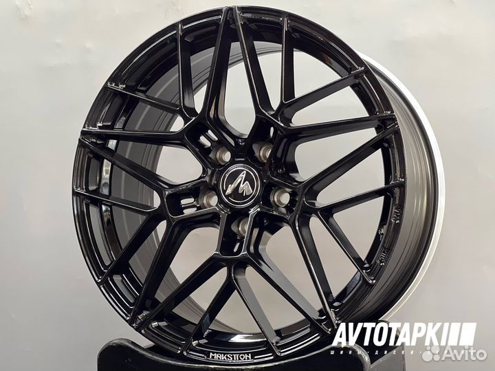 Диски литые R18 5x114,3 Black Makstton Fission