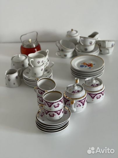 Сервизы чайные СССР