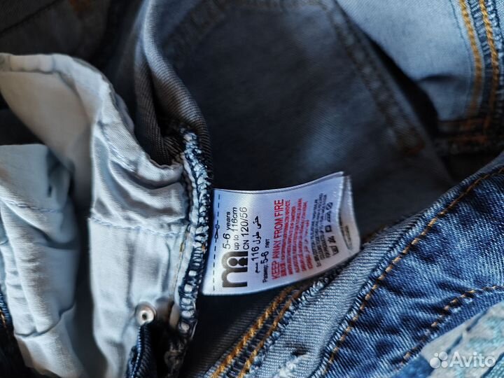 Джинсовый комбинезон для девочки 116