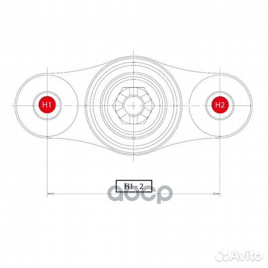 Опора шаровая CB0220 CTR