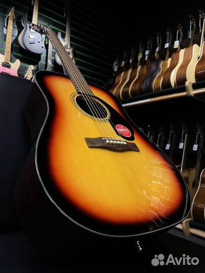 Fender CD 60 Sunburst акустическая гитара (Новая)
