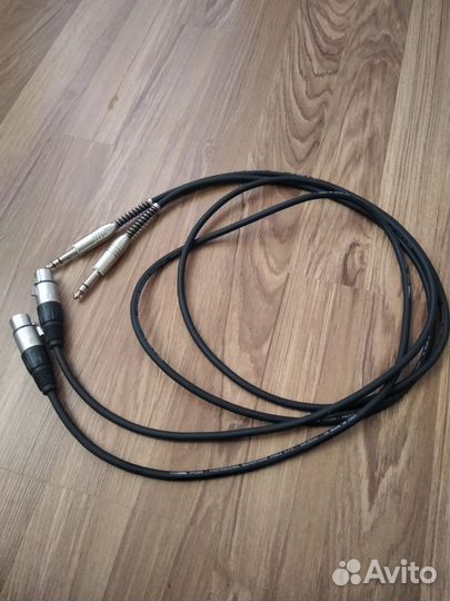 Кабели балансные xlr - jack 6.3mm