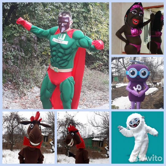 Изготовление ростовых кукол, сценической одежды