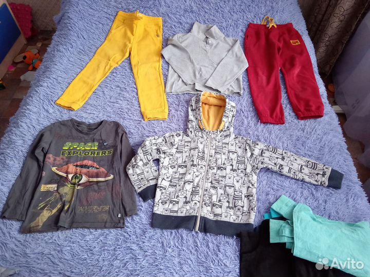 Огромный пакет вещей на мальчика