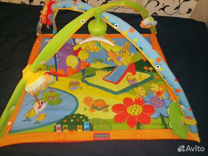 Развивающий коврик tiny love солнечная полянка