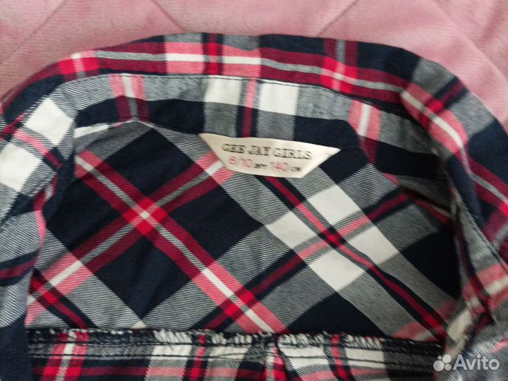 Рубашка для девочки р 140