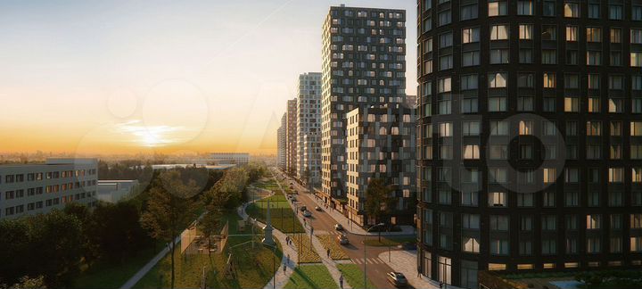 2-к. квартира, 61,4 м², 2/15 эт.