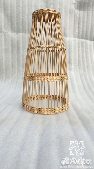 Потолочный абажур плетеный