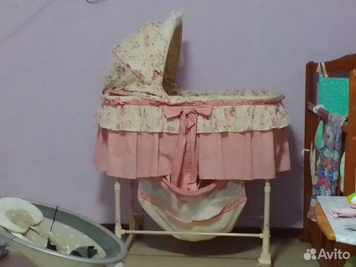 Коляска люлька для новорожденных бу