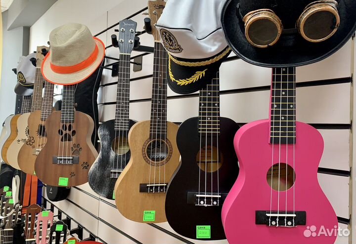 Укулеле сопрано, концерт, тенор