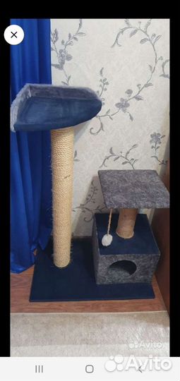 Домик для кошки с когтеточкой