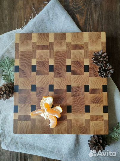 Доска разделочная торцевая