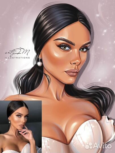 Портрет/логотип/аватарка/стикеры по фото на заказ