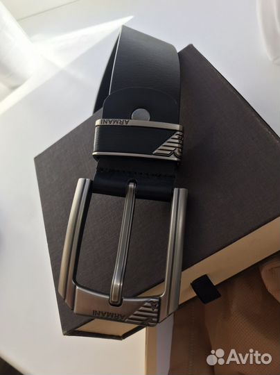 Натуральная кожа ремень мужской в коробке