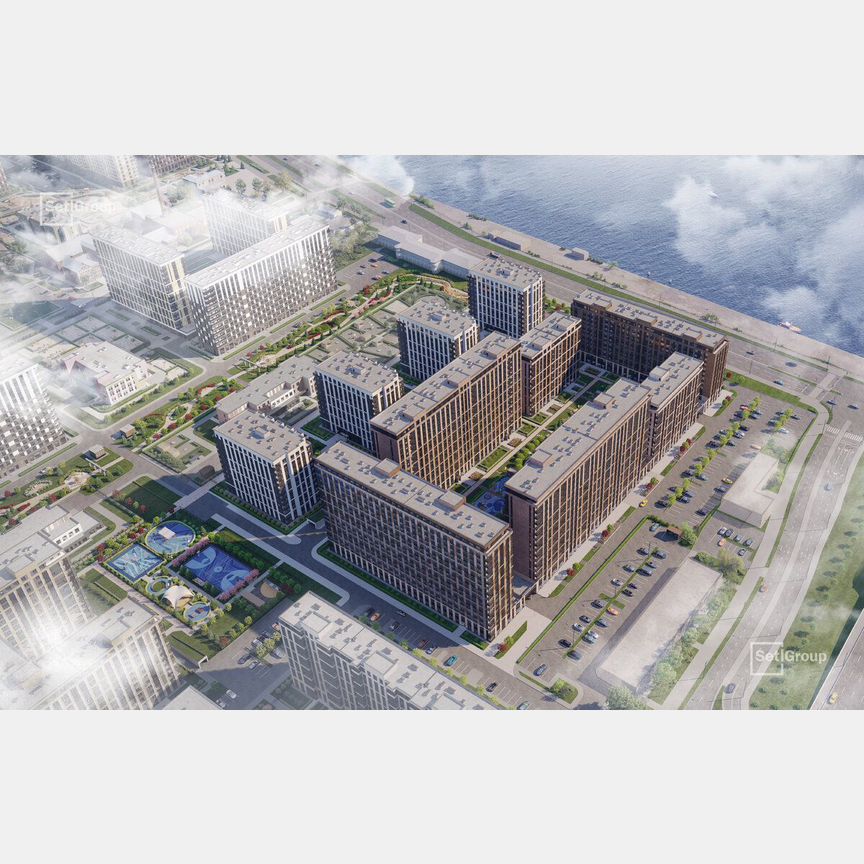 2-к. квартира, 50,1 м², 11/17 эт.