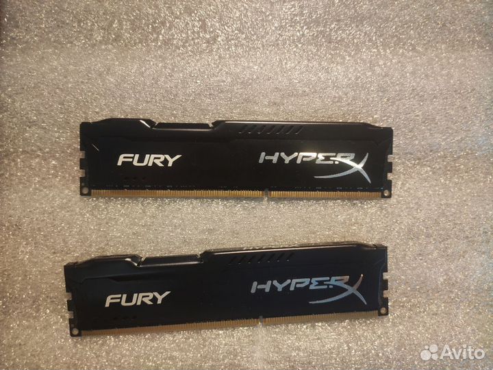 Оперативная память DDR3 Hyperx 16gb (2 планки)