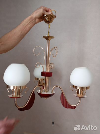 Люстра потолочная бу