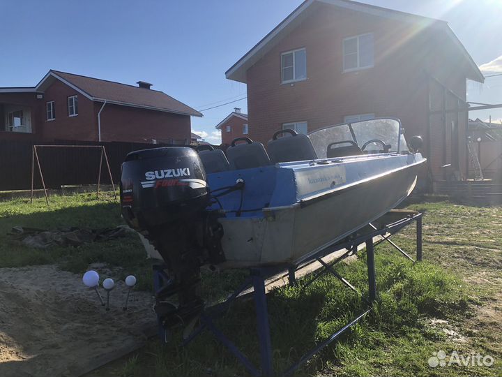 Казанка 5 м 4 + Suzuki Df50 в отличном состоянии