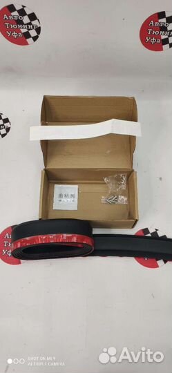 Губа переднего бампера Samurai матовая